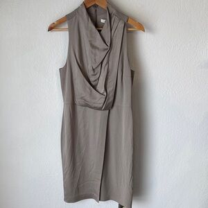 🆕 Halston Tan Sleeveless Dress